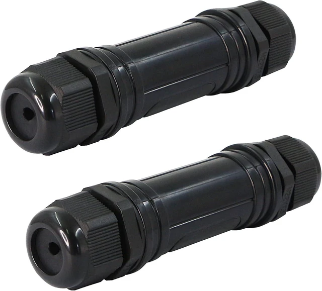 Main image of SinLoon RJ45 Waterproof Connector, IP67 Ethernet Cable Connector, with Shielding CAT6/CAT5E/CAT5 Ethernet LAN Cable Coupler for Outdoor LED Equipment CCTV Camera2 Pack