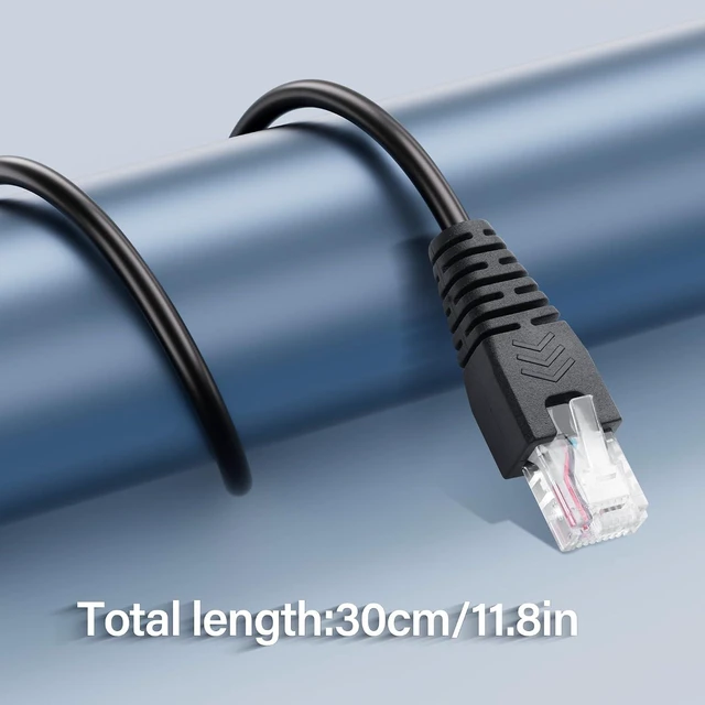 Alt view image 6 of 7 - SinLoon RJ45 Male to 2 Pin Screw Terminal Adapter Cable Solderless Connector Transmission Extension Signal (12)