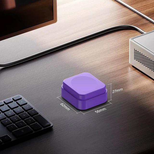 Alt view image 6 of 7 - SinLoon Wired Macro Keypad, One-Key Programmable Shortcut Button (Purple)