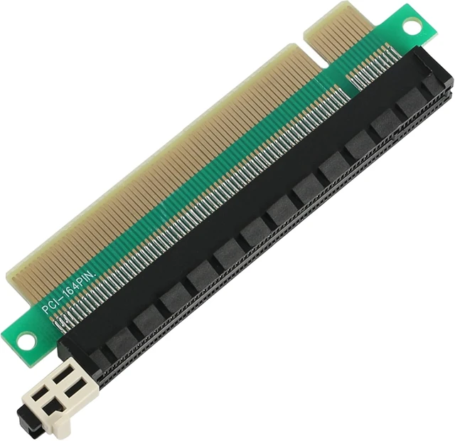 Alt view image 5 of 7 - GELRHONR PCIE 16x Male to Female Riser Adapter Card, PCI-Express 164 Pin 16x Riser Card Interface Protection for 1U 2U Chassis