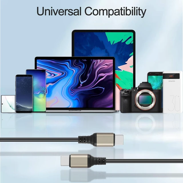 Alt view image 7 of 7 - GELRHONR Coiled USB C to USB C Cable, Spring Spiral Type-C Charging Cord, 6A Fast Charging & Sync Data Compatible with A10e A20 A50 A51 A71 S20 S10 S9 S8 Plus S10E Note 20 10 9 (Max 1.5M/4.9Ft)