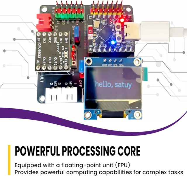 Alt view image 6 of 7 - 4Pcs ESP32-C3 Super Mini Development Board, Integrated WiFi Bluetooth
