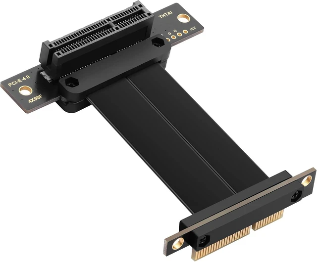 Main image of SinLoon PCIe 4.0 X4 Riser Cable, 90 Degree(5CM)
