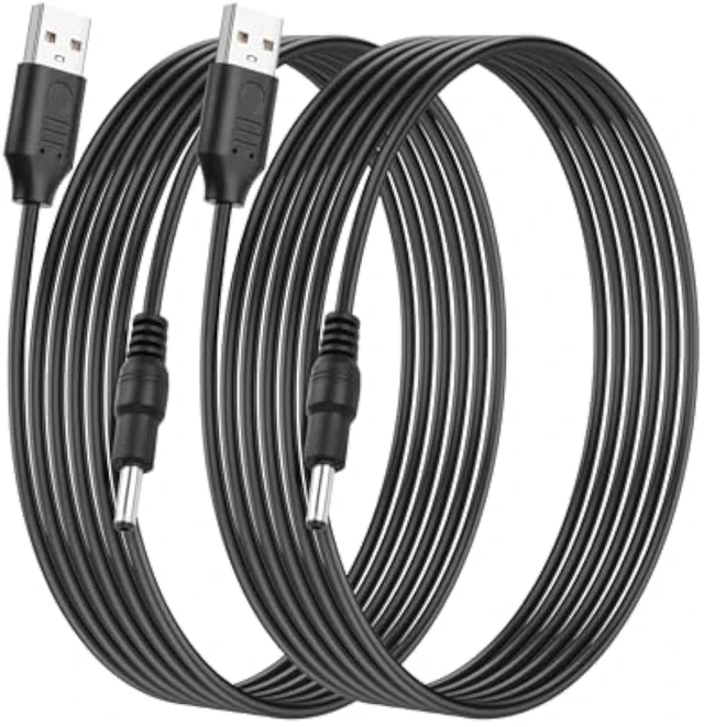 Alt view image 7 of 7 - SinLoon USB to DC 3.5x1.35mm Power Cable 5V2A 10FT (3m) CCTV Camera Charging Cable for IP Cameras/LED Lights/Set-Top Boxes, Pure Copper Core