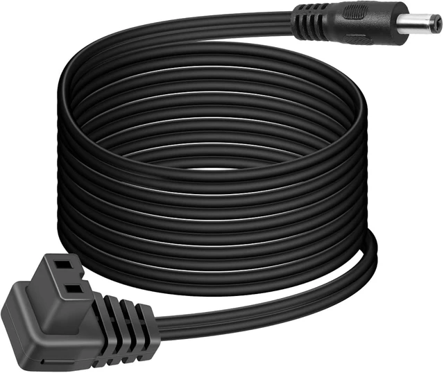 Main image of GELRHONR DC5521 to 12V Car Refrigerator Power Cable, 14AWG DC 5.5MMx2.1MM 12 Volt Cooler Cord for Fridge Freezer, Compressor Cooler and More (DC5521, 10FT)