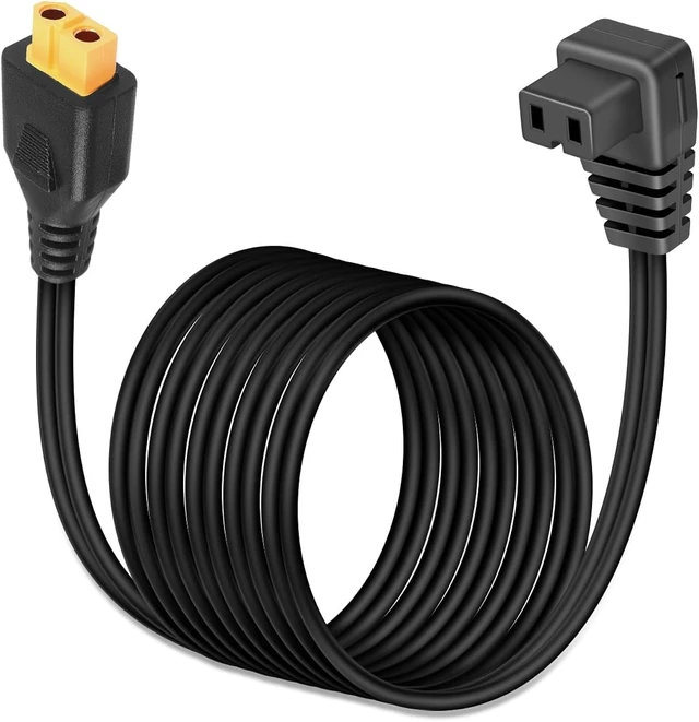 Main image of GELRHONR XT60 Female to 12V Car Refrigerator DC Power Cable, 14AWG Heavy Duty 12 Volt Cooler Cord for Fridge Freezer, Compressor Cooler and More (10FT)