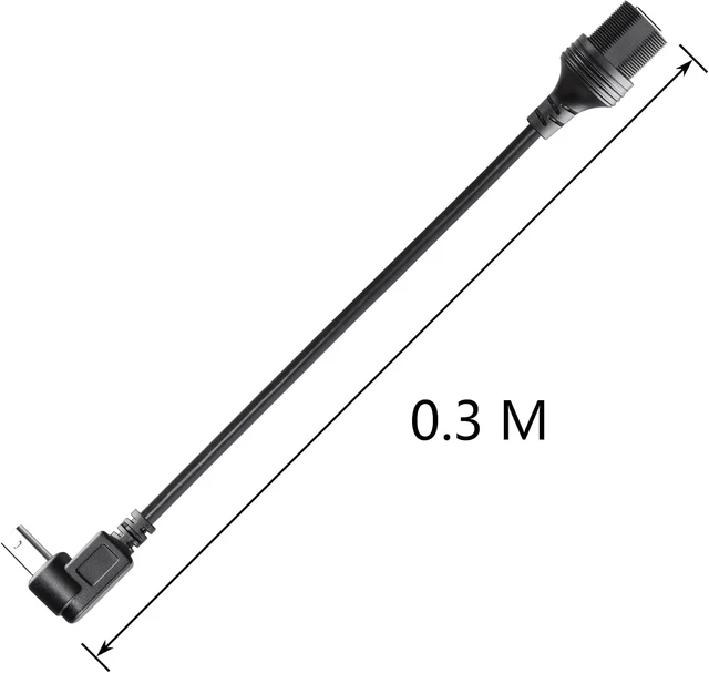 Alt view image 4 of 7 - SinLoon USB 2.0 Type-B 90 Degree Printer Cable,Waterproof Type B Flush Mount Car Mount Extension Printer Cable,for Car Truck Boat Motorcycle Dashboard,Sync Printing and Data Transferring (Down 0.3M)