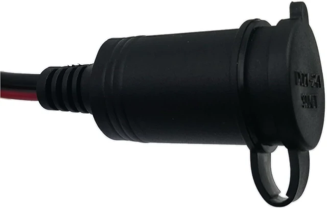 Alt view image 3 of 7 - Car Cigarette Lighter Cable,SinLoon 1 to 2 Car Cigarette Lighter 12v 24v Power Charger Adapter 2 Way Socket Splitter Female Socket Plug Connector Extension Cable Car Accessory Connector Outlet1to2