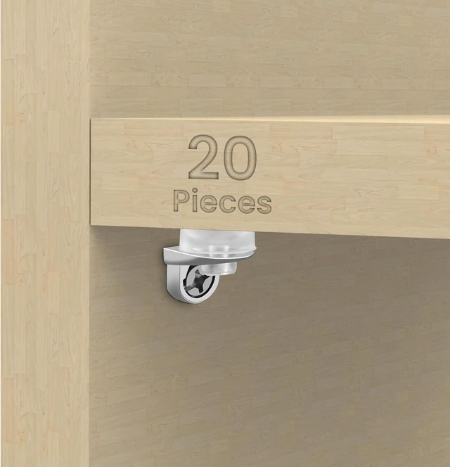 Main image of 5mm Shelf Support Pegs with Suction Cup, 1/5 Inch Shelf Pins, 20Pcs
