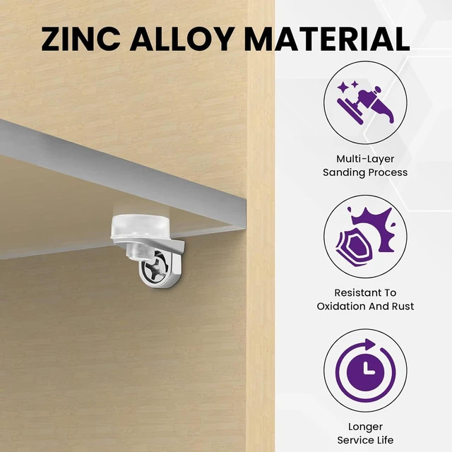 Alt view image 3 of 7 - 5mm Shelf Support Pegs with Suction Cup, 1/5 Inch Shelf Pins, 20Pcs