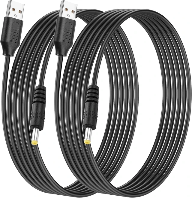 Main image of SinLoon USB to DC 4.0x1.7mm Power Cord, 5V3A Direct DC Output for Headphones, Mini Fans, LED Lights & Portable Devices, 10FT/3M Durable Charging Cable with Pure Copper Core