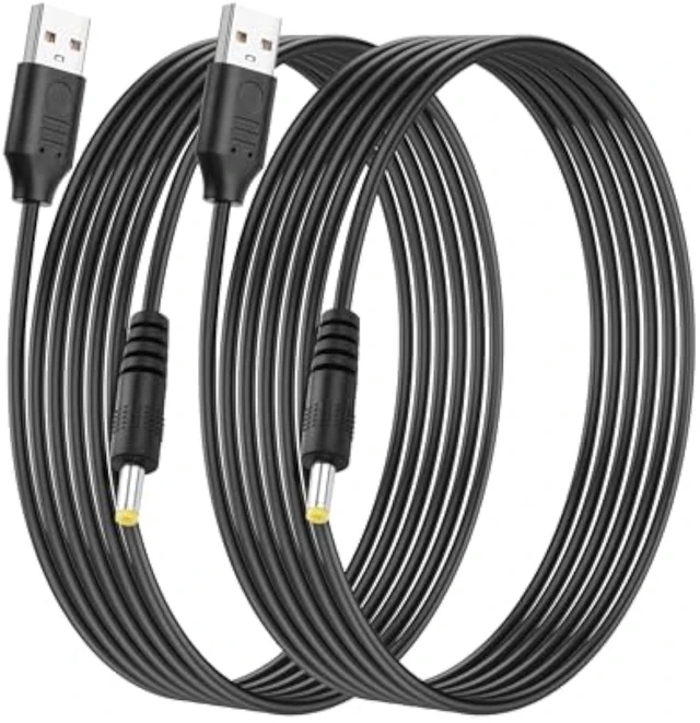 Alt view image 7 of 7 - SinLoon USB to DC 4.0x1.7mm Power Cord, 5V3A Direct DC Output for Headphones, Mini Fans, LED Lights & Portable Devices, 10FT/3M Durable Charging Cable with Pure Copper Core