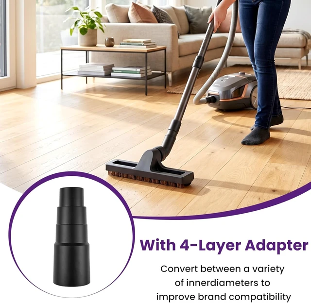 Alt view image 6 of 7 - 1Pcs Vacuum Floor Brush, 1-1/4" Brush Attachment for Hardwood Floor