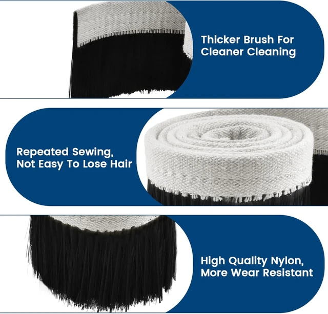 Alt view image 4 of 7 - CNC Vacuum Brush, 1m x 70mm Nylon Dust Shoe Brush