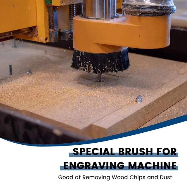 Alt view image 6 of 7 - CNC Vacuum Brush, 1m x 70mm Nylon Dust Shoe Brush