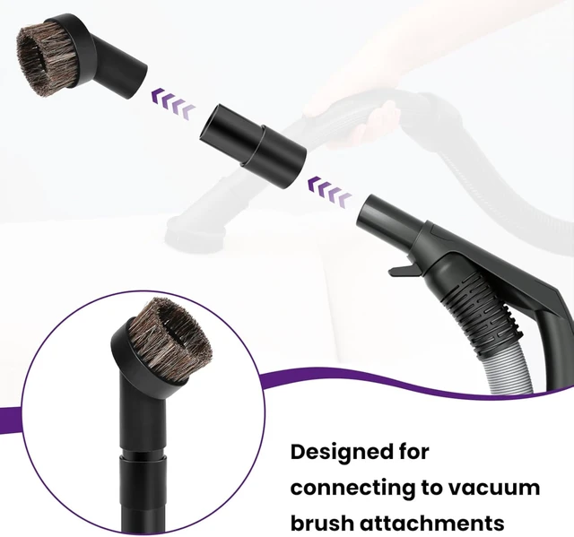 Alt view image 6 of 7 - 2 Pcs Vacuum Hose Adapter, 1-1/4" ID to 1-3/8" OD Vacuum Attachments