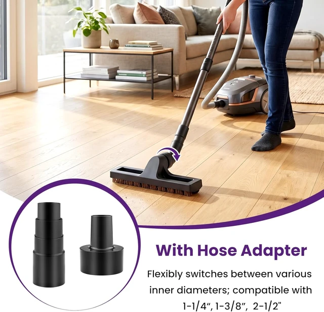 Alt view image 6 of 7 - 5Pcs Vacuum Brush Attachment Set, Horse Hair Brush for Hardwood Floor