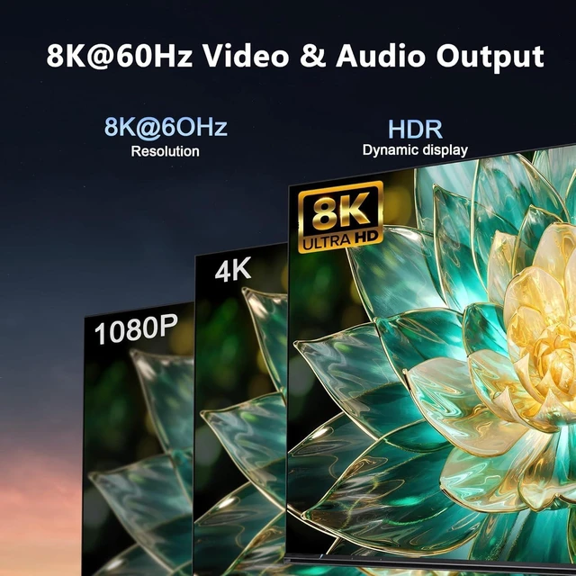 Alt view image 2 of 7 - GELRHONR Mini HDTV to HDTV Coiled Cable, Ultra Thin Mini Cable 2.1 Version High Speed 48Gbps, Support 8K@60Hz 3D,for DSLR Camera Camcorder, Laptop (Straight)
