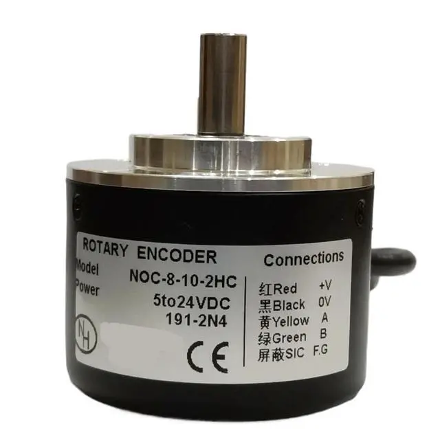 Main image of 24V incremental Rotary Encoder Outer Diameter 5008 5208 1-1024 Pulse AB(200P R pulses,NPN Output Way)
