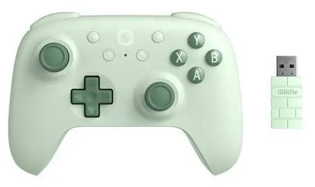 Main image of Ultimate 2C Wireless Controller for Windows PC and Android, with 1000 Hz Polling Rate, Hall Effect Joysticks and Triggers, and Remappable L4/R4 Bumpers (Green)