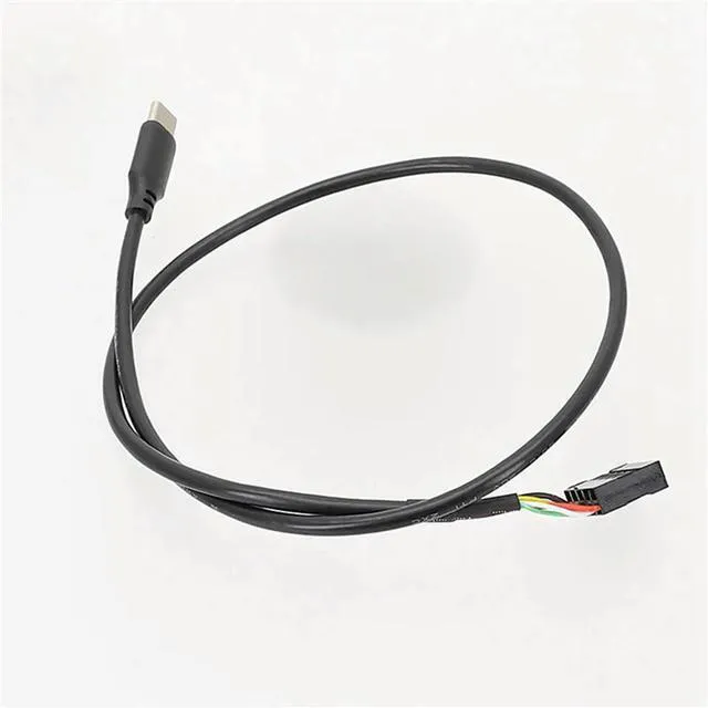 Alt view image 4 of 7 - 2Pcs USB 9Pin To USB Type C Cable For Computer Motherboard To USBC Secondary Screen PC LCD Screen 9Pin USB C