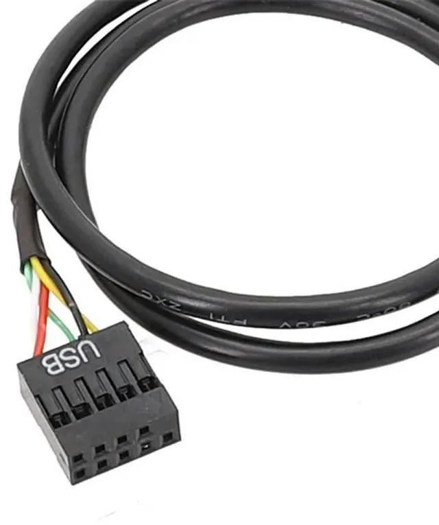 Main image of 2Pcs USB 9Pin To USB Type C Cable For Computer Motherboard To USBC Secondary Screen PC LCD Screen 9Pin USB C