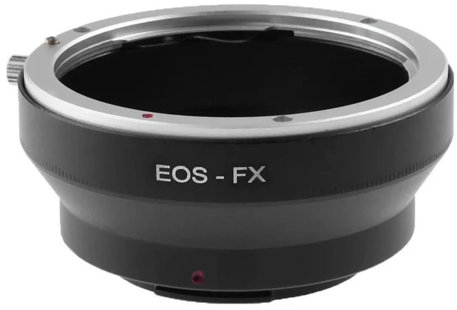 Alt view image 3 of 3 - Black Digital Camera Lens Adapter for EOS EF EF-S Mount Lens To FX for Fujifilm X-Pro1 Lenses Accessories