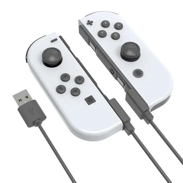 Main image of USB Charger Cable for Joycon Controller 2 in 1 Charging Cable Portable Charger Cable for Switch Controller Charger 2.5M