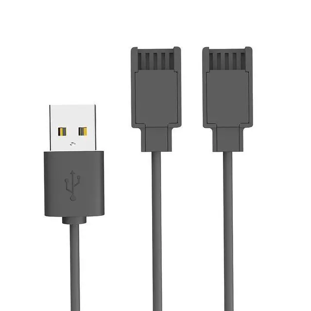 Alt view image 4 of 4 - USB Charger Cable for Joycon Controller 2 in 1 Charging Cable Portable Charger Cable for Switch Controller Charger 2.5M