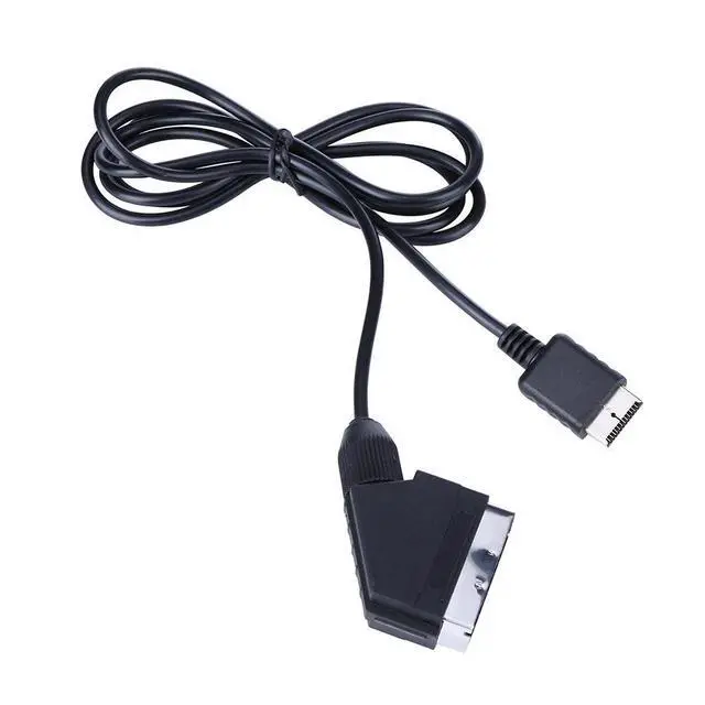 Alt view image 2 of 3 - 1.8m RGB SCART Cable TV AV Connection Game Cord Wire Game Console Cable TV AV Cable for PS1 PS2 PS3 Line Console