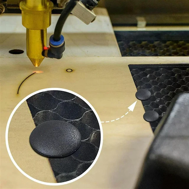 Alt view image 4 of 7 - 500 Pcs 7.5-8 mm Honeycomb Pins Honeycomb laser-Bed Hold Down Pins Honeycomb Fixing Needle laser-Engraver Accessories