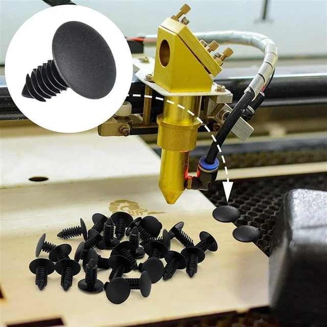 Alt view image 3 of 7 - 500 Pcs 7.5-8 mm Honeycomb Pins Honeycomb laser-Bed Hold Down Pins Honeycomb Fixing Needle laser-Engraver Accessories