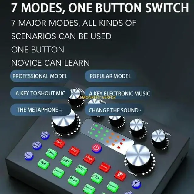 Alt view image 2 of 4 - Voice Changer Microphone Sound Card Voice Changer For PC Streaming phone