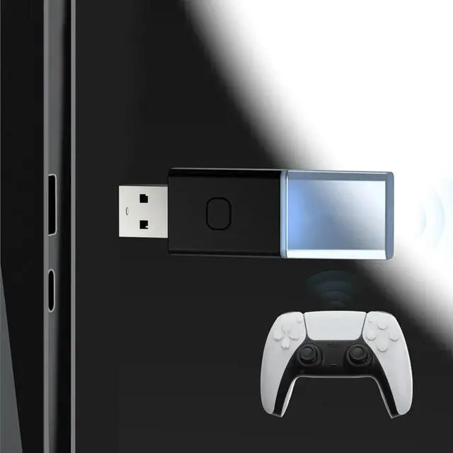 Alt view image 4 of 4 - For Switch Xbox One S/X Bluetooth-compatible Wireless Controller Dongle Receiver