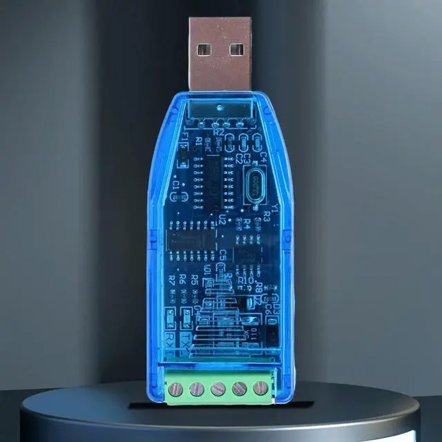 Alt view image 3 of 3 - Serial Line Adapter U485 Industrial USB To RS485 Converter TVS Protection Connector Module ESD Protection Communication Module