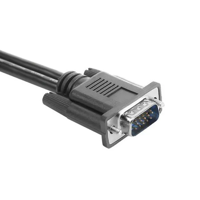 Alt view image 3 of 3 - VGA Splitter Cable 1 Computer to Dual 2 Monitor Male to Female Adapter Wire