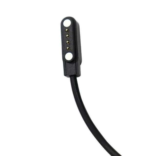Alt view image 4 of 7 - Magnetic Charging Cable Portable Charge Adapter Line 4pin 9mm 3.0 Space for JEEP P03/MT1 watch Dock Cord Accessory