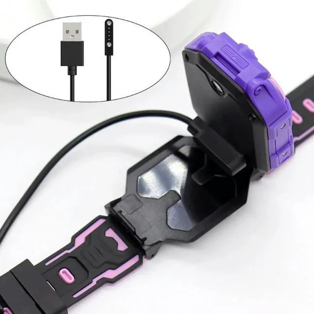 Alt view image 7 of 7 - Magnetic Charging Cable Portable Charge Adapter Line 4pin 9mm 3.0 Space for JEEP P03/MT1 watch Dock Cord Accessory