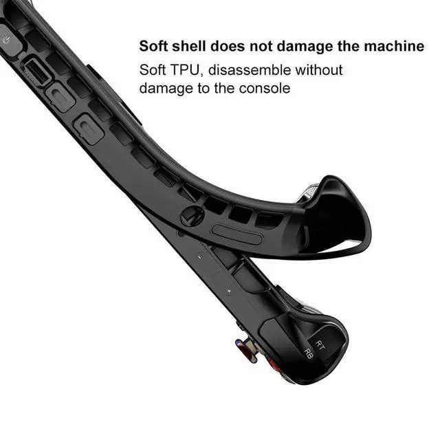 Alt view image 4 of 7 - Handheld Game Console Case for Claw 8 AI+ 2025 TPU with Kickstand Protective Case Shockproof Soft Case Cover