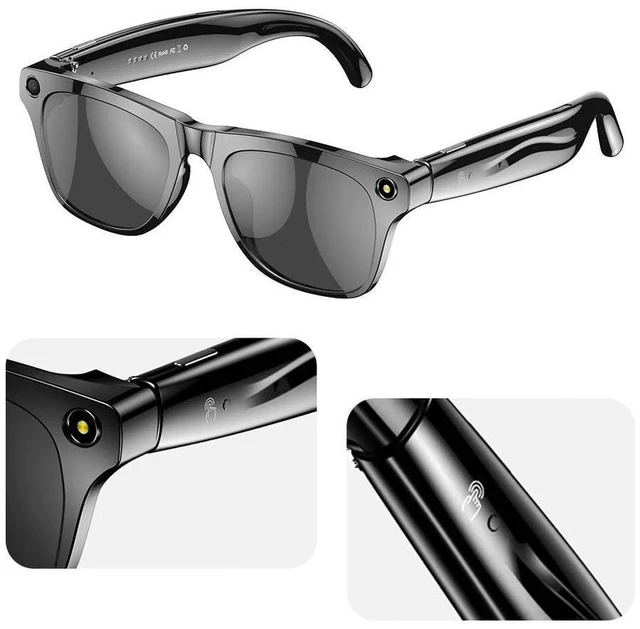 Main image of AI Translation Glasses with Flash Light Sports Video Glasses 1M High Definition Pixel Translation Sunglasses for Trade Business