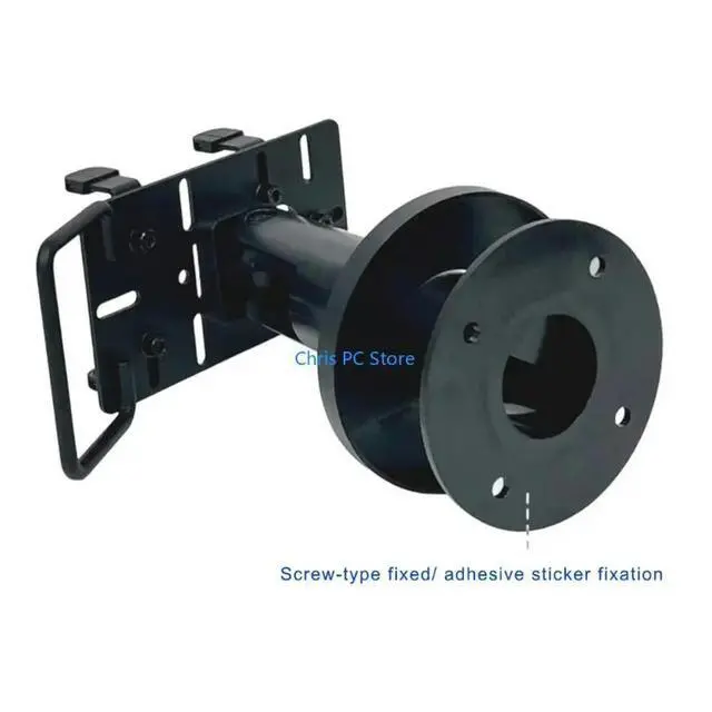 Alt view image 2 of 4 - Universal Credit Card Terminal Stand with Internal Wire Routing Adjustable Clamp for 70-100mm Width Device