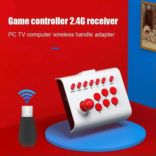 Alt view image 3 of 3 - Game Console USB Wireless Dongle Receiver for Switch/PS4/PS3 2.4G Receiver Adapter Potable Joystick Bluetooth Accessories