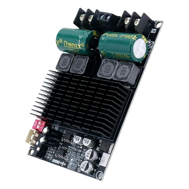 Alt view image 5 of 5 - ZK-2001 TPA3221 Pure Amplifier Board 100Wx2 Dual Channel Stereo Audio Amp DC 10-30V 200W AMP Bridged Mono Subwoofer Speaker