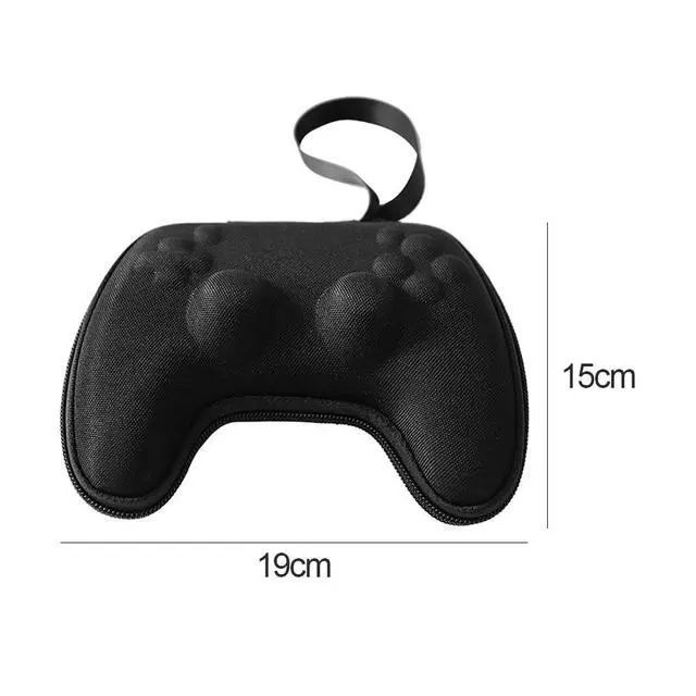Alt view image 2 of 7 - EVA Portable Controller Bag Carrying Decor Dustproof Portable for PS5 Zipper Gamepad Protective Carry Case