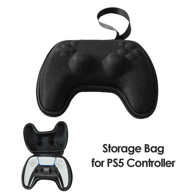 Alt view image 4 of 7 - EVA Portable Controller Bag Carrying Decor Dustproof Portable for PS5 Zipper Gamepad Protective Carry Case