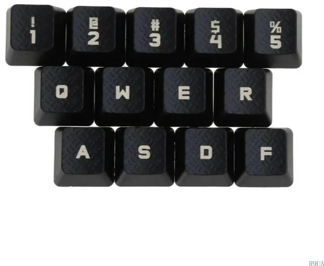 Alt view image 4 of 4 - 13Pcs Backlit Keycap Anti-Slip for Romer-G Switch G910 G810 G413 G310 Mechanical Keyboard Keycap DIY Textured