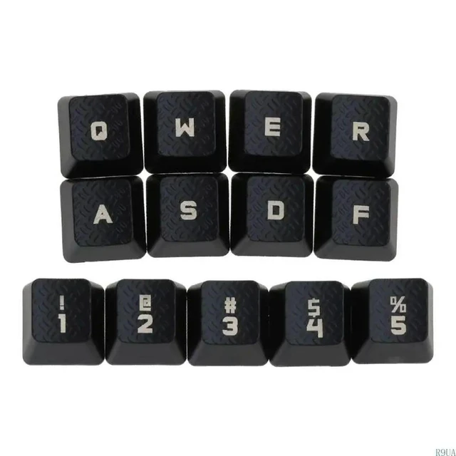 Alt view image 3 of 4 - 13Pcs Backlit Keycap Anti-Slip for Romer-G Switch G910 G810 G413 G310 Mechanical Keyboard Keycap DIY Textured