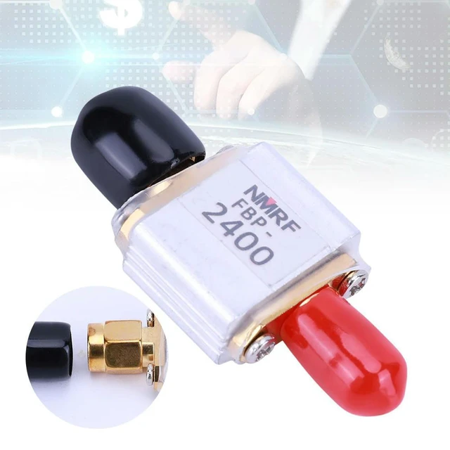 Alt view image 3 of 4 - FBP-2400 Passband Bandpass Filter SMA 2.4G 2450Mhz Anti Interference Narrowband Filter for Bluetooth-Compatible Zigbee