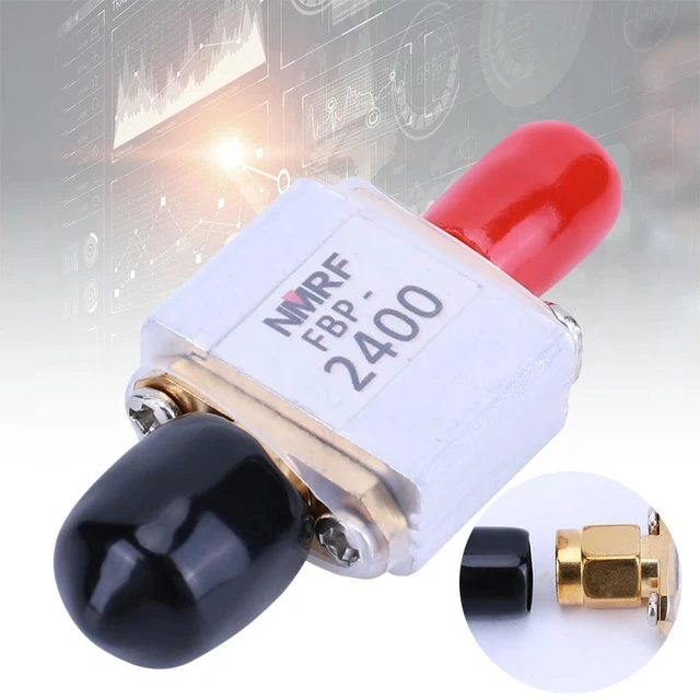 Alt view image 2 of 4 - FBP-2400 Passband Bandpass Filter SMA 2.4G 2450Mhz Anti Interference Narrowband Filter for Bluetooth-Compatible Zigbee