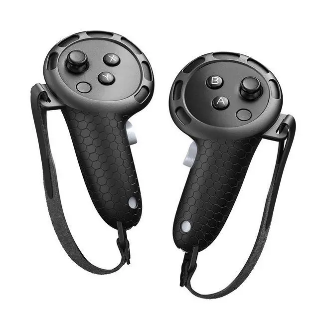 Alt view image 3 of 4 - Silicone Controller Extended Grips Cover Non-Slip Grips Cover Controller Grip Cover for Quest 3S/Quest 3 VR Accessories